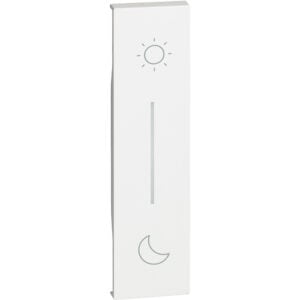 LivingNow 1-modulige Taste für Szenen-Wandsender "Tag/Nacht" in der Farbe White Bticino KW41
