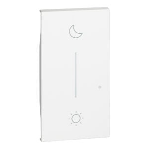 LivingNow 2-modulige Taste für Szenen-Wandsender "Tag/Nacht" in der Farbe White Bticino KW41M2