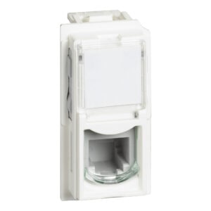 LivingNow 1-modulige Telefondose RJ11 in der Farbausführung White Bticino KW4258RJ11