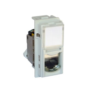 LivingNow 1-modulige Datendose Kategorie 6 ungeschirmt in der Farbe White Bticino KW4279C6A