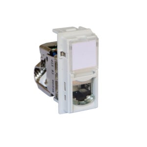 LivingNow 1-modulige Datendose Kategorie 6 geschirmt in der Farbe White Bticino KW4279C6S