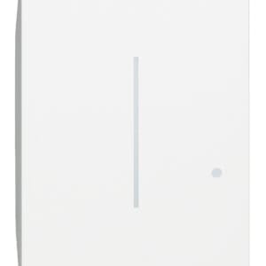 LivingNow 2-modulige Taste für Licht-Wandsender with Netatmo in der Farbe White Bticino KW42M2