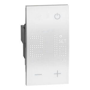 LivingNow 2-moduliger Thermostat mit Display in der Farbausführung White Bticino KW4441