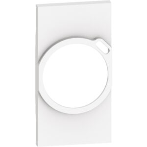 LivingNow Abdeckung für französische Steckdose mit USB-C in der Farbe White Bticino KW63