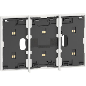 LivingNow 3-mod. Rahmen mit integr. Busleitung für 2-mod. Dose; Farbe: White Bticino KW8102P1