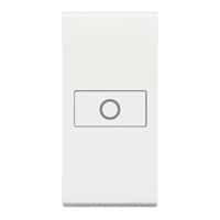 Axial-Wippe + Licht 1-Modulig Weiss Bticino N4916A