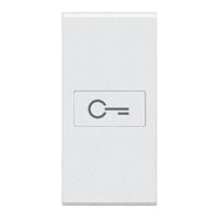 Axial-Wippe Schlüssel 1-Modulig Weiss Bticino N4916F