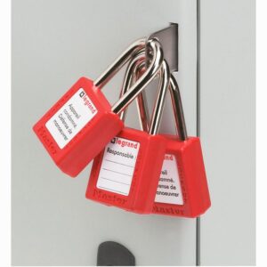 Lasche als Vorhängeschlosssperre, Edelstahl, für Schränke Höher als 400 mm Legrand 036513