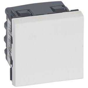 MSC Wechselschalter 10A, Schraubklemmen, 2-modulig, beleuchtbar Farbe: Ultraweiß Legrand 077092L