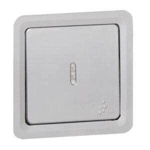 Universal Aus-/Wechsel (SL) 1-polig beleuchtet Soliroc IP55 IK10 grau Legrand 077812