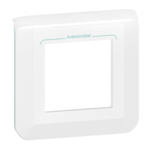 Mosaic Rahmen 2-modulig, horizontal, antibakteriell Farbe: Ultraweiß Legrand 078722L