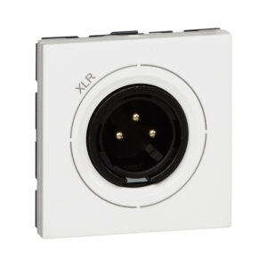 Mosaic XLR-Stecker 3polig 2-modulig Farbe: Ultraweiß Legrand 078756