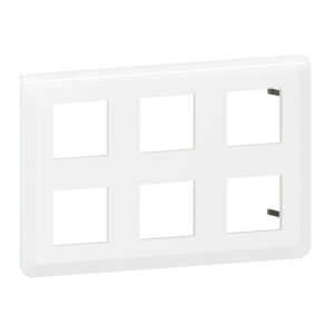 Mosaic Rahmen 2x3x2-modulig, horizontal Farbe: Ultraweiß Legrand 078832L