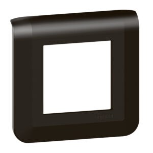 Mosaic Rahmen 2-modulig, horizontal Farbe: Schwarz Legrand 079042L