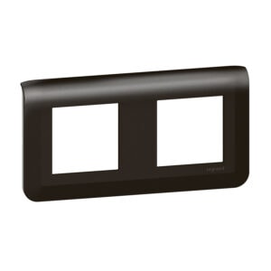 Mosaic Rahmen 2x2-modulig, horizontal Farbe: Schwarz Legrand 079044L