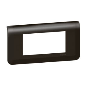 Mosaic Rahmen 4-modulig, horizontal Farbe: Schwarz Legrand 079054L