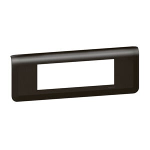 Mosaic Rahmen 6-modulig, horizontal Farbe: Schwarz Legrand 079056L