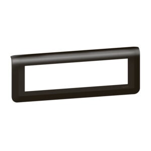 Mosaic Rahmen 8-modulig, horizontal Farbe: Schwarz Legrand 079058L
