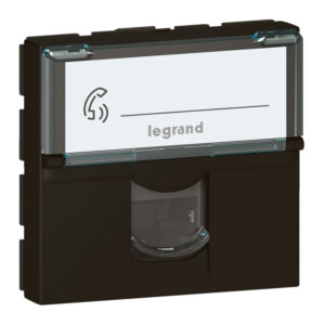 Mosaic Einsatz 1x RJ45, Kat. 6, Farbe: Schwarz Legrand 079176L