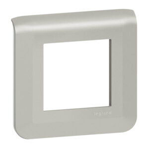 Mosaic Rahmen 2-modulig, horizontal Farbe: Aluminium Legrand 079302L