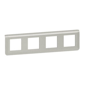 Mosaic Rahmen 4x2-modulig, horizontal Farbe: Aluminium Legrand 079308L