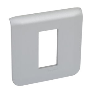 Mosaic Rahmen 2-modulig für 1-modulig, horizontal Farbe: Aluminium Legrand 079311L