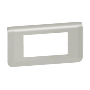 Mosaic Rahmen 4-modulig, horizontal Farbe: Aluminium Legrand 079314L