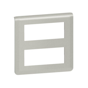 Mosaic Rahmen 2x5-modulig, horizontal Farbe: Aluminium Legrand 079330L