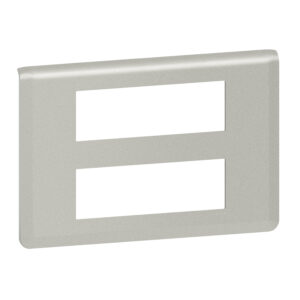Mosaic Rahmen 2x6-modulig, horizontal Farbe: Aluminium Legrand 079336L