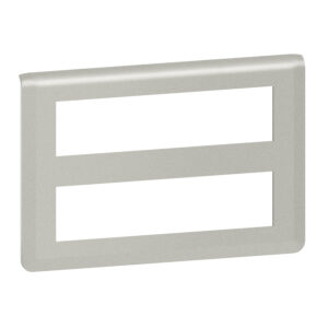 Mosaic Rahmen 2x8-modulig, horizontal Farbe: Aluminium Legrand 079337L