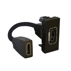 Mosaic 1.4 HDMI-Einheit, vorverdrahtet, 1mod, inkl. Kabel 15 cm, Farbe: Schwarz Legrand 079478L