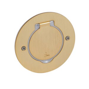 Deckelsatz 1x2-Modul Bronze Rund Legrand 089711