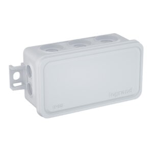 Mini Plexo Abzweigdose, 80 x 43 x 34 mm (HxBxT), IP 55, 10 Membran-Einführungen Legrand 092004