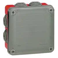 Abzweigdose Plexo, 105 x 105 x 55 mm (HxBxT), IP 55, mit 7 Membran-Einführungen Legrand 092025