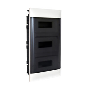 Practibox S Unterputzverteiler, mit Rauchglas-Kunstofftür, weiss, 3x 12 Module Legrand 135153