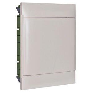 Practibox S UP-Hohlwandverteiler, mit Kunstofftür, weiss, 2x 12 Module Legrand 135162