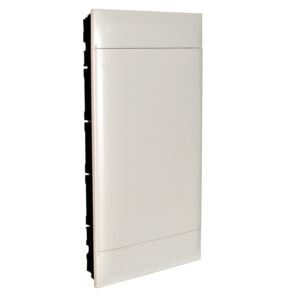 Practibox S UP-Hohlwandverteiler, mit Kunstofftür, weiss, 3x 12 Module Legrand 135163
