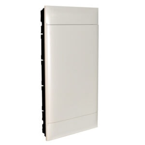 Practibox S UP-Hohlwandverteiler, mit Kunstofftür, weiss, 4x 12 Module Legrand 135164