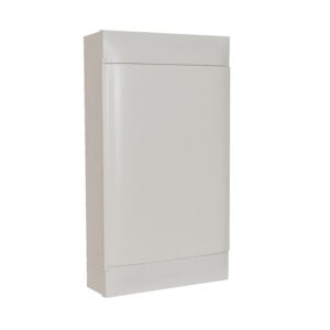 Practibox S Aufputzverteiler, mit Kunstofftür, weiss, 3x 12 Module Legrand 135203