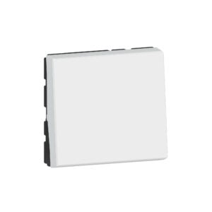 Mosaic Wechselschalter 10AX, 2-modulig, beleuchtbar mit LED, Farbe: Ultraweiß Legrand 278011L