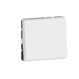 Mosaic Taster 1x Schließerkontakt 6A 2-mod beleuchtbar mit LED Farbe: Ultraweiß Legrand 278040L