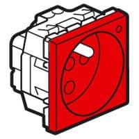 MSC Steckdose F/B Std, beleuchtet, codiert, erhöhter Berührungsschutz, Farbe:Rot Legrand 278115L
