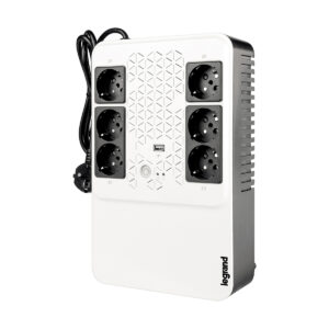 USV-Anlage 800VA(480W), Line Interactive, Überbr.Zeit 5min, 6 x Schuko Legrand 310082