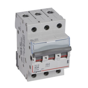 Lasttrennschalter DX3, 3-polig, 40A 400 VAC, Gebrauchskategorie AC-22A Legrand 406466