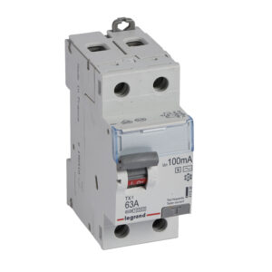 TX3 FI 63A 2P 100MA AC-S Legrand 411539