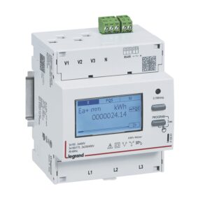 Energiezähler EMDX³, MID, 3-ph., Anschl.über Stromwandler x/5, RS485, 4TE Legrand 412043