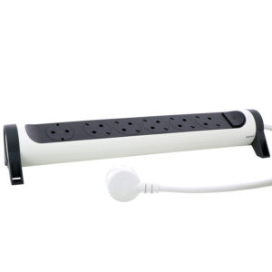 Drehbare Steckdosenleiste 6x Steckdose, 3m Kabel Farbe: Ultraweiß/Schwarz Legrand 694539