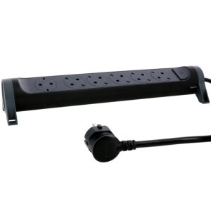 Drehbare Steckdosenleiste 6x Steckdose, 3m Kabel Farbe: Schwarz Legrand 694540