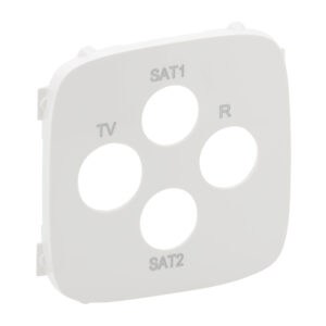 TV-R-SAT-SAT-Abdeckung für das Schalterprogramm VALENA ALLURE, Farbe: Ultraweiß Legrand 754815
