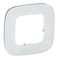 Valena Allure 1-Fach Rahmen White Glass Legrand 755541